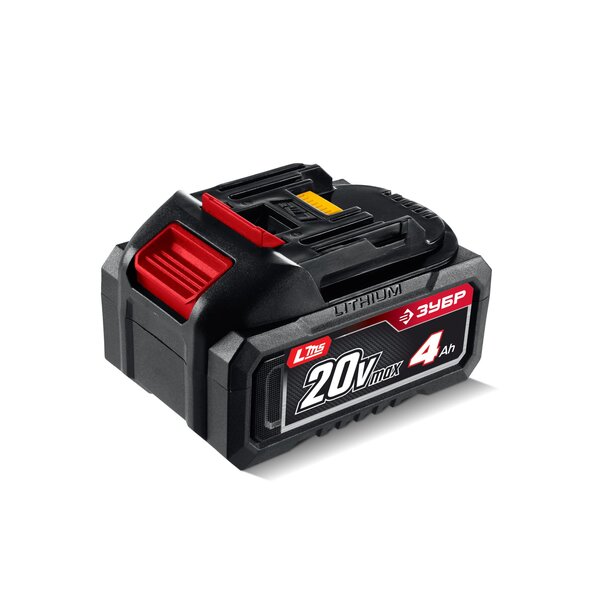 Аккумулятор ЗУБР 20 В, 4.0Ач, LMS  АКБ-20-4 