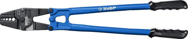 Клещи обжимные ЗУБР Профессионал для тросовых зажимов КОТ-60, 600 мм (23348-60)