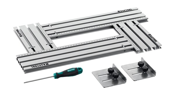 Шаблон фрезерный в комплекте с 2 упорами KRAFTOOL KRAFTFLEX MFS-200-400мм 4шт 32807