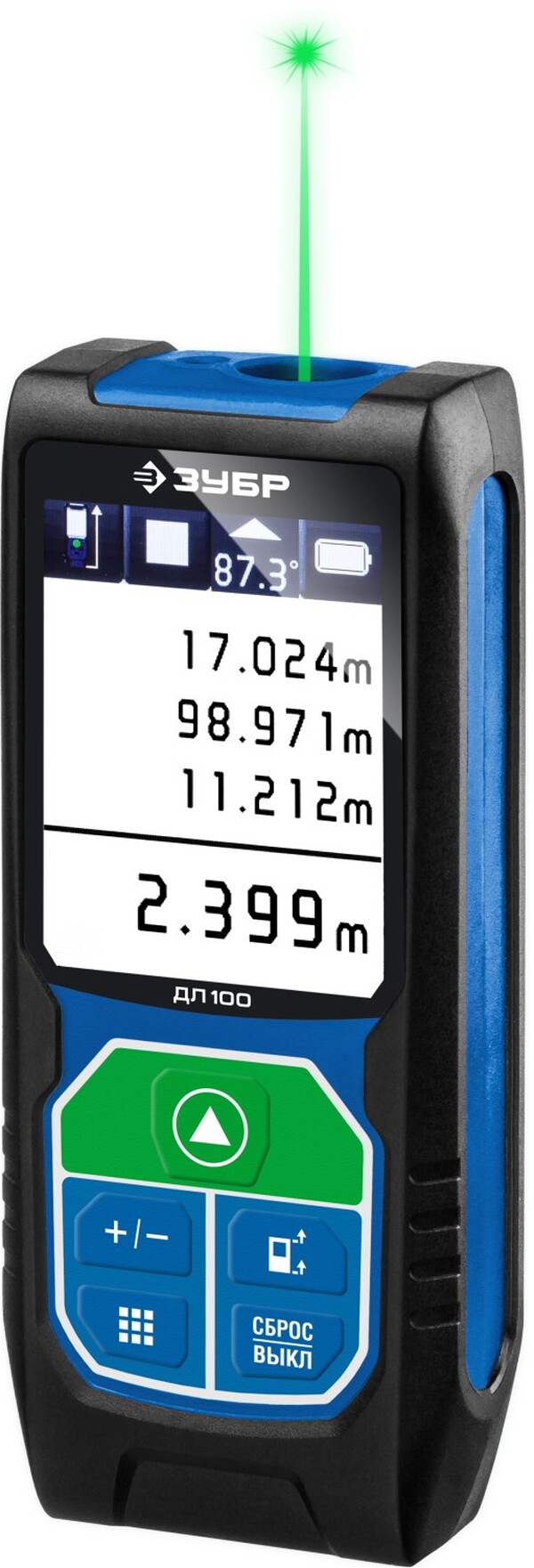 Дальномер лазерный Зубр Профессионал ДЛ-100 100м 34923