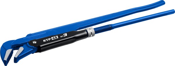 Ключ трубный Зубр Профессионал с изогнутыми губками КТР-45, №3, 2″, 560мм, тип ″Т″ 27337-3_z02