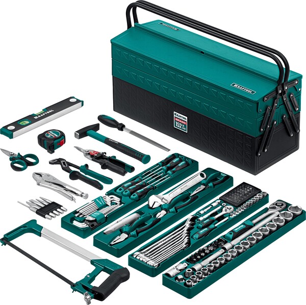 Набор инструмента универсальный KRAFTOOL GRAND-152, 152 предм.,  1/2″+1/4″  27978-H152