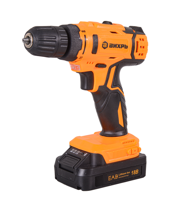Аккумуляторная дрель-шуруповерт Вихрь ДА-18Л-2 72/14/16