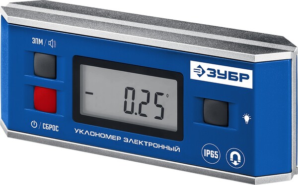 Уровень-уклономер электронный ЗУБР Профессионал МИНИ, 0 - 90°, ±0.05° 34745_z01