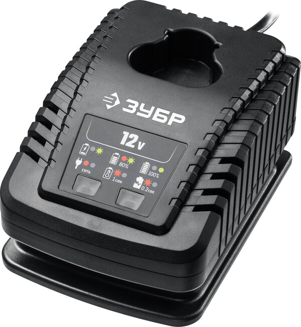 Зарядное устройство ЗУБР Профессионал 12В, 2А для АКБ тип Т7 RT7-12-2