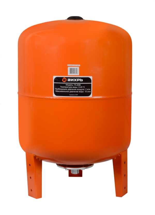 Гидроаккумулятор Вихрь ГА-80В 68/6/4