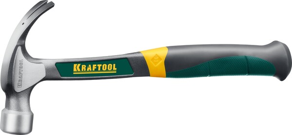 Молоток-гвоздодёр столярный KRAFTOOL Thor, 560 г, цельнокованый 20270