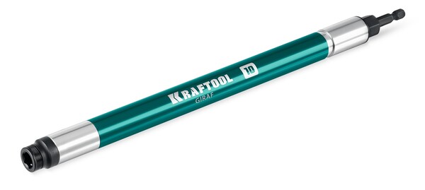 Бита ударная Kraftool GIRAF длинная с торцовой головкой 10мм  М6 , 285мм 26197-10