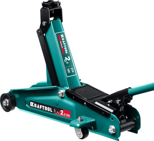 Домкрат подкатной Kraftool RIGID 2.2т 130-375мм 43452-2