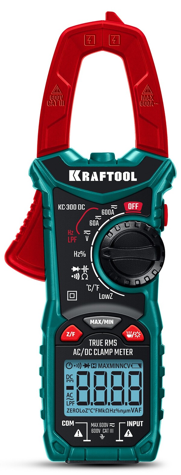 Цифровые токовые клещи KRAFTOOL KC-300DC 59830