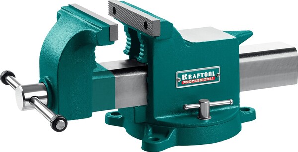 Тиски слесарные стальные KRAFTOOL STEEL 150мм 32701-150