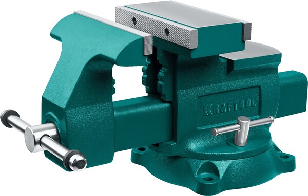 Тиски слесарные KRAFTOOL Reversible 200мм, расход 368мм 32705-200