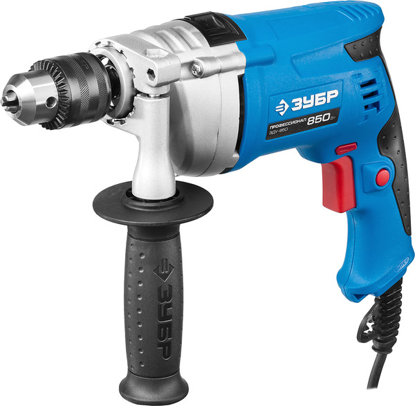 Дрель Зубр Профессионал мет. корпус 850Вт 13мм ЗДУ-850 ЭРММ2