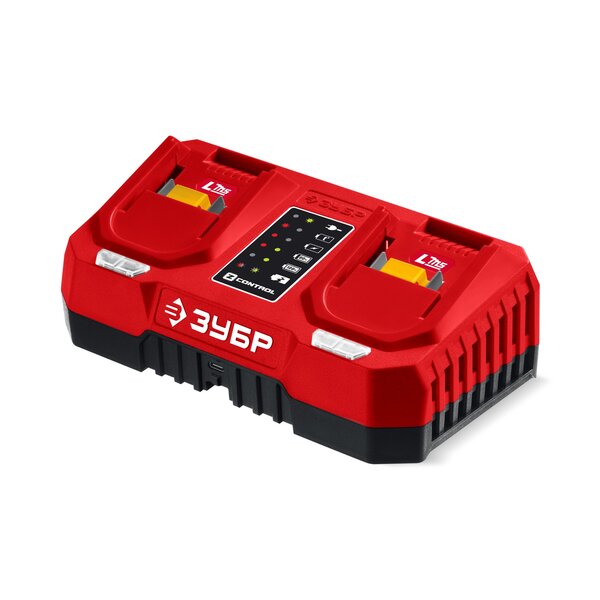 Зарядное устройство ЗУБР 20В, 2 порта, 2х3А для LMS АКБ БЗУ-20-2