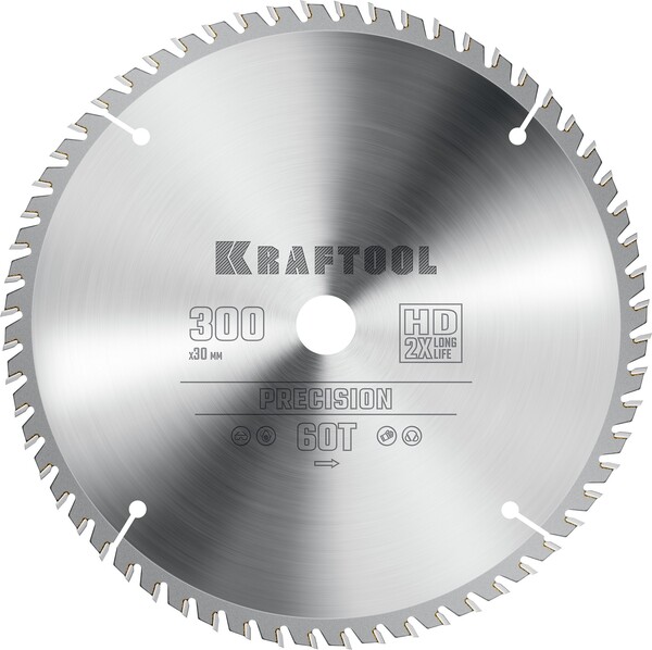 Пильный диск по дереву Kraftool Precision 300*30 мм 60Т 36952-300-30