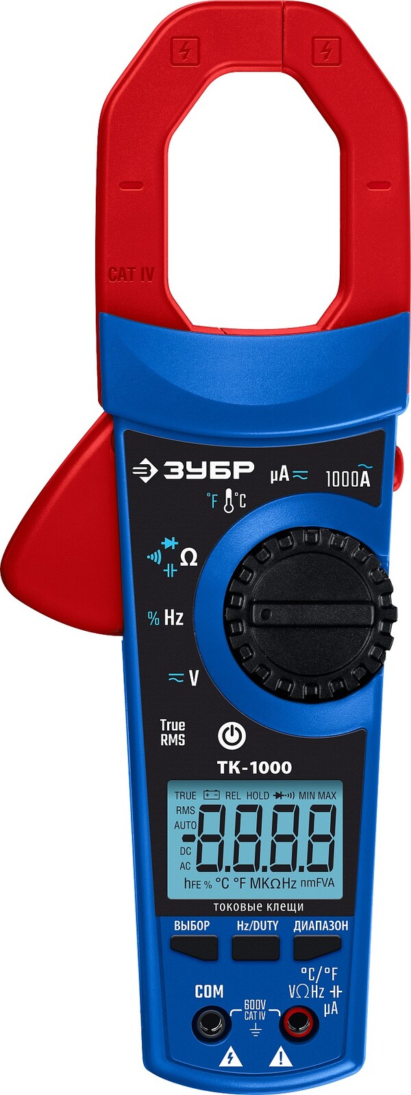 Цифровые токовые клещи ЗУБР ТК-1000 59824_z01