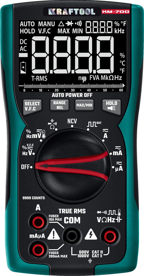 Мультиметр KRAFTOOL KM-700 цифровой 59852