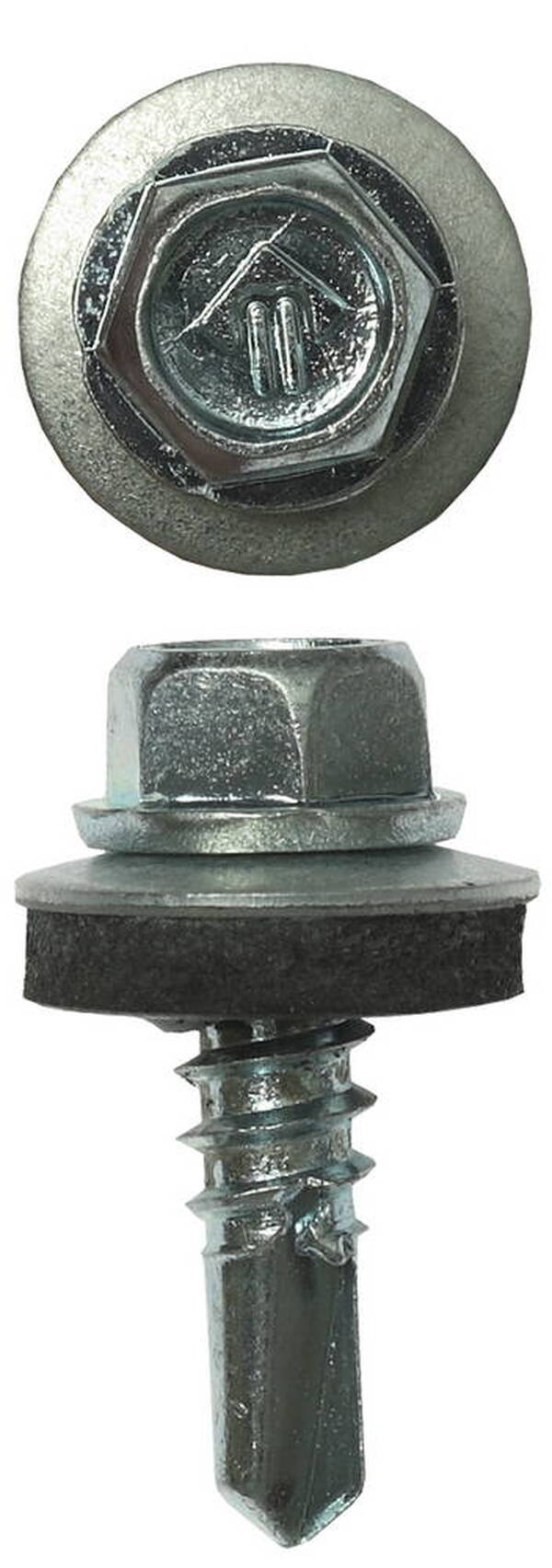 Саморез кровельный ЗУБР Профессионал СКМ, 19 х 5.5 мм, цинк, 2500 шт, 4-300310-55-019