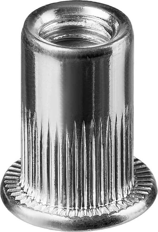 Заклепки KRAFTOOL Nut-S, М6, 500 шт, резьбовые стальные с насечками  311707-06 