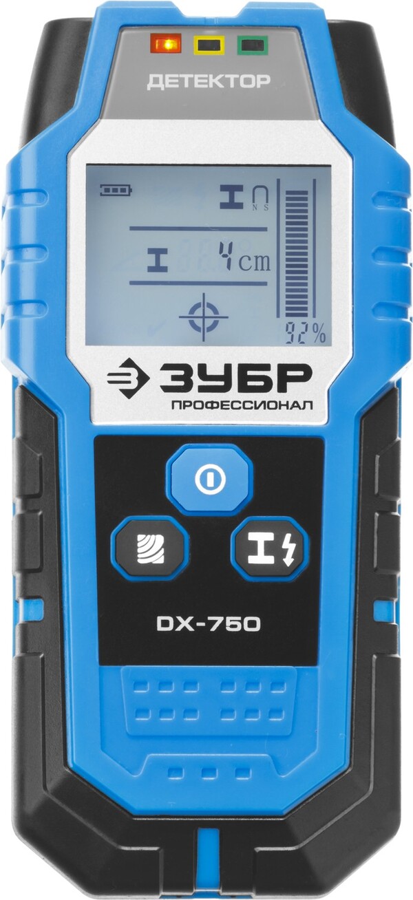Детектор универсальный проводки Зубр Профессионал DX-750, 100мм 45260