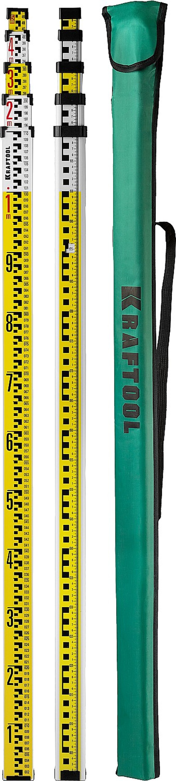 Рейка геодезическая KRAFTOOL GR 5 34730