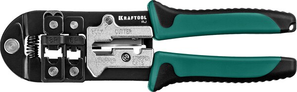 Кримпер универсальный Kraftool RJ, (RJ45, RJ11,RJ12) 22699