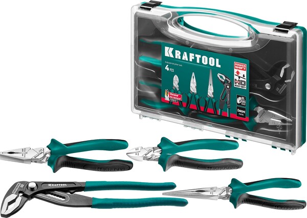 Набор губцевого инструмента Kraftool 4 предм.22012
