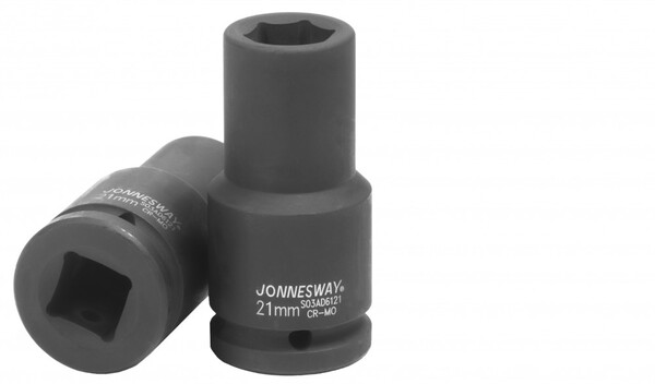Головка торцевая ударная глубокая JONNESWAY 3/4"DR, 21 мм S03AD6121