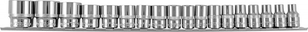 Набор головок торцевых Ombra 1/2"DR на держателе, 8-32 мм, 18 предметов 912018