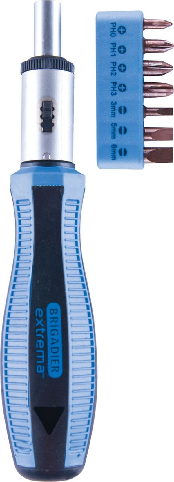 Набор бит Brigadier  8шт  Extrema с рукояткой 39040