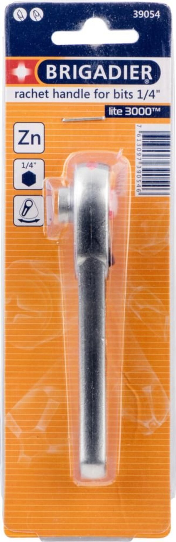 Трещотка для бит Brigadier 1/4" 39054