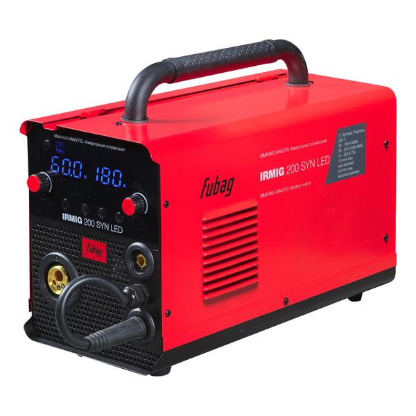 Сварочный полуавтомат инверторный Fubag IRMIG 200 SYN LED   с горелкой 250А в комплекте  646404