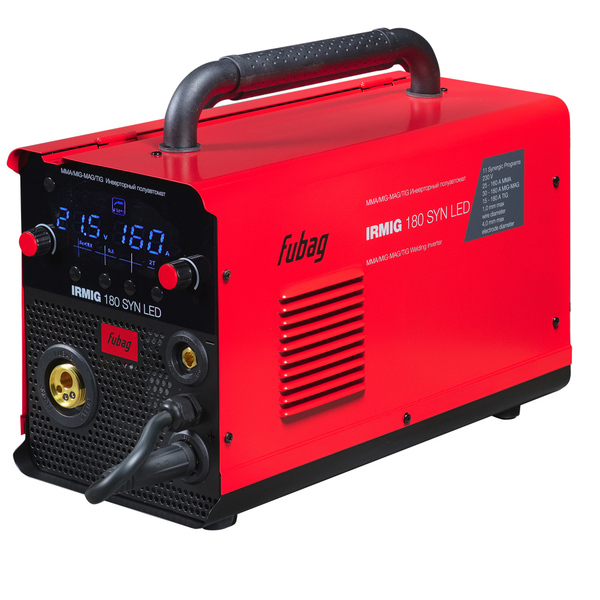 Сварочный полуавтомат инверторный Fubag IRMIG 180 SYN LED ( с горелкой 250А в комплекте) 646403