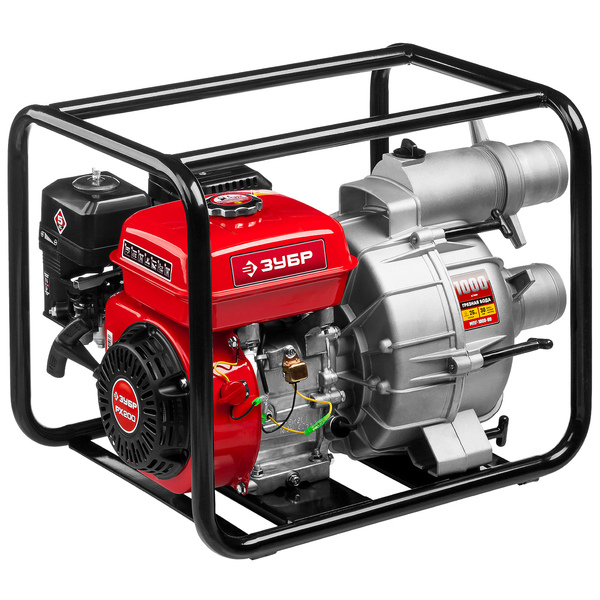 Мотопомпа бензиновая ЗУБР 1000 л/мин МПГ-1000-80