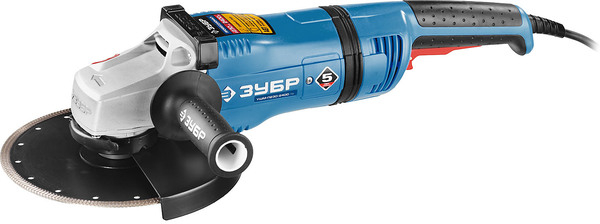 Угловая шлифмашина Зубр Профессионал 2400Вт d230мм УШМ-П230-2400 ПВ