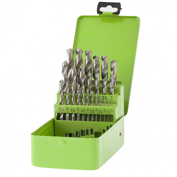 Набор сверл по металлу Сибртех 1-13мм 25шт 72379