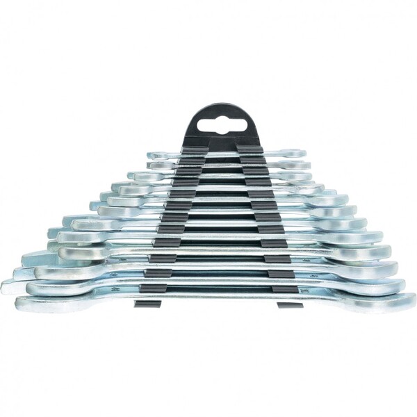 Набор ключей рожковых Sparta 6*32мм, 12 шт., хромированные 152945