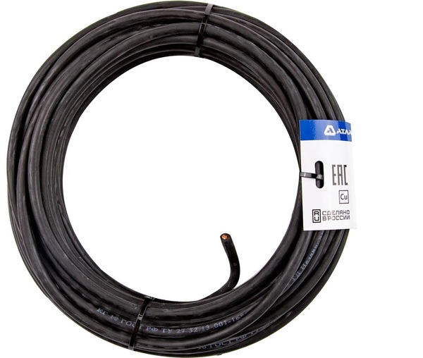 Кабель Атлант КГтп-ХЛ 1х25 5м 90104
