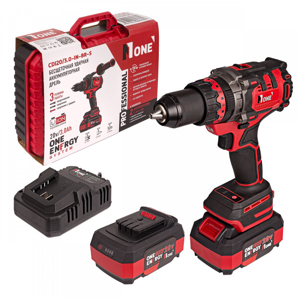 Аккумуляторная дрель-шуруповерт Number ONE CDI 20/3.0-IN-BR-S №1 150Нм