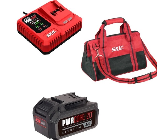 Аккумуляторный набор SKIL ЗУ QC5360  150W  + АКБ BY5196  4Ач  + сумка 9-0-001