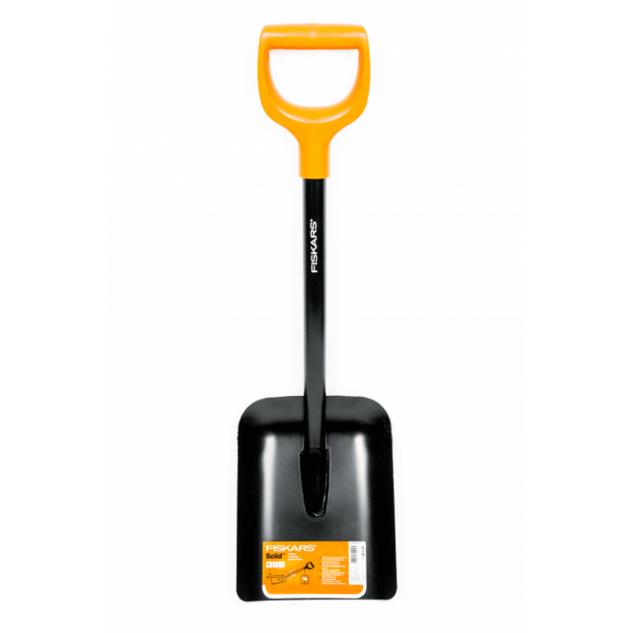 Лопата Fiskars Solid совковая укороченная 1026649