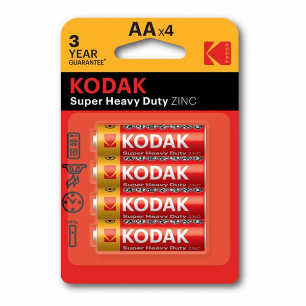 Батарейка Kodak R6-4BL Heavy Duty  KAAHZ-4   80/400/26400  01-00005298
