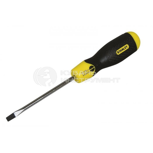 Отвертка Stanley Cushion Grip SL5*75мм 0-64-928