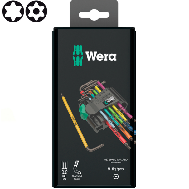 Набор ключей Torx Wera Multicolour 9шт WE-073599