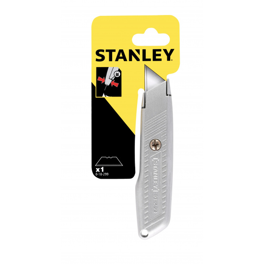 Нож Stanley Utility металл.корпус 0-10-299