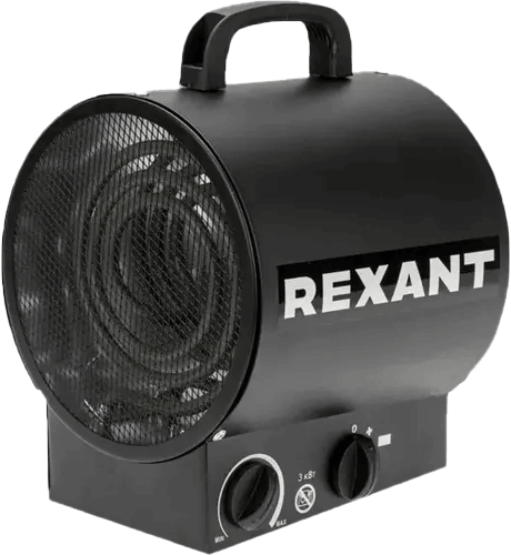 Тепловая пушка электрическая REXANT круглая ТЭН 3кВт 60-0037