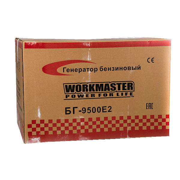 Генератор бензиновый WorkMaster БГ-9500Е2