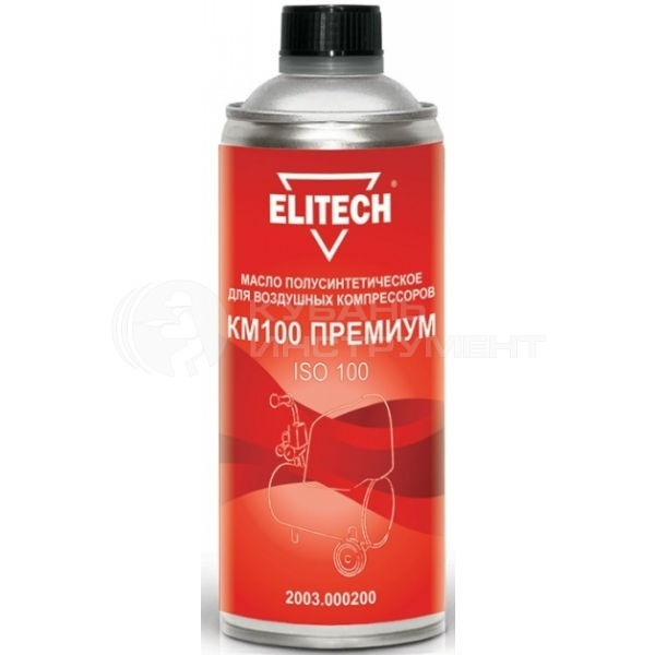 Масло компрессорное Elitech ISO 100 0.45л 2003.000200