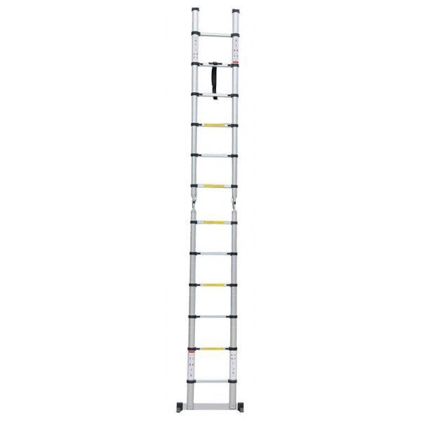 Стремянка алюминиевая телескопическая Stairs МИ 1,6/3,2м 5 ступеней СтремТЕЛ