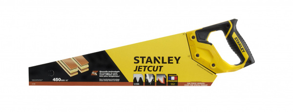 Ножовка по дереву Stanley Jet-Cut Lamin 11*450мм 2-20-180
